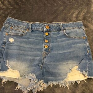 American eagle high rise shortie shorts